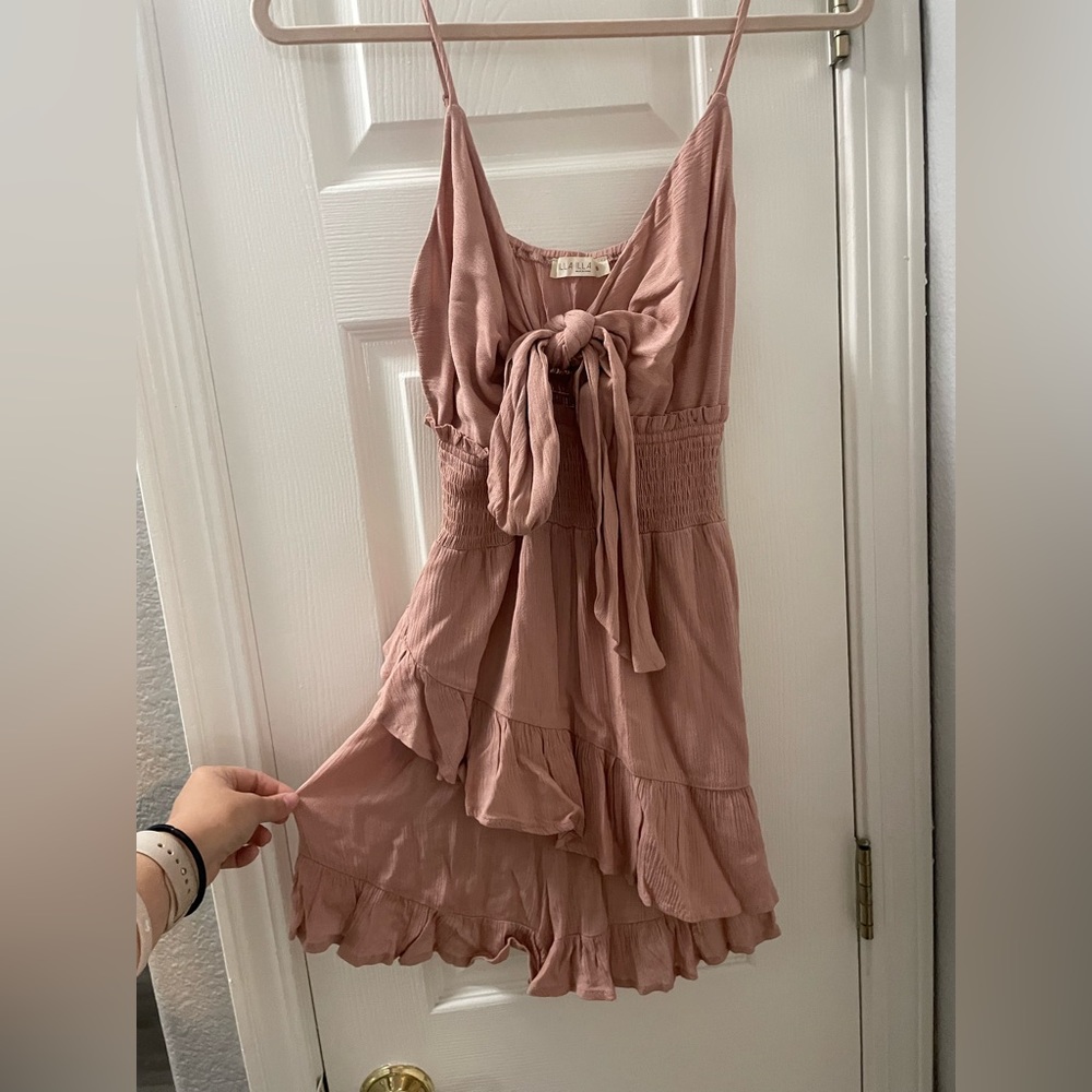 Small light pink romper